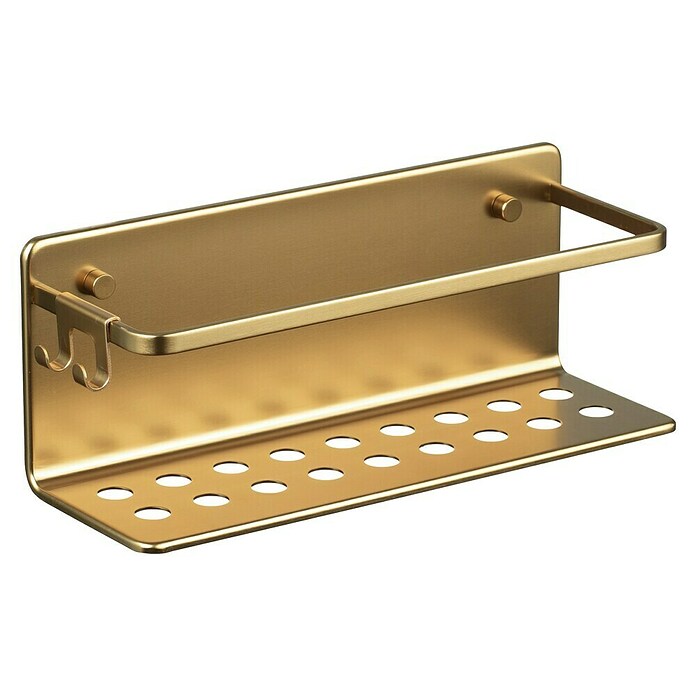 Tatay Cesta de baño Serenity (10 x 30 x 12 cm, Gold) | BAUHAUS
