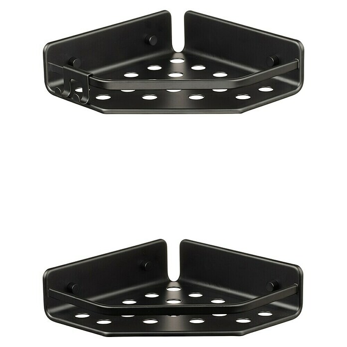 Tatay Cesta de baño doble Serenity (Black) | BAUHAUS