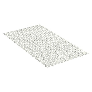 Tatay Alfombra antideslizante para ducha / bañera Opaca (L x An: 36 x 70 cm, Blanco pergamon)
