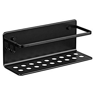 Tatay Cesta de baño Serenity (10 x 30 x 12 cm, Black)