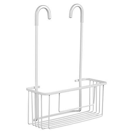 Tatay Aluminium Cesta de baño (12,8 x 28 x 38,5 cm, Aluminio, Artic white)