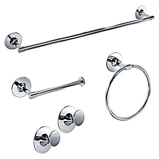 Set de baño Atik (Cromo, Brillante, 5 pzs.)