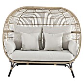 Garten-Loungesessel Larissa (Beige, Polyrattan) | BAUHAUS