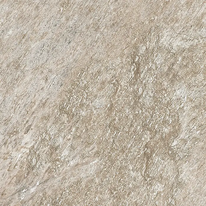 Atlas Concorde Solution Regent Feinsteinzeugfliese Ivory - 60 x 120 cm, Beige/Braun, Matt - Nahaufnahme einer beigen Bodenfliese mit rauer, unebener Textur und subtilen Farbvariationen, ideal für rustikale Innenräume.
