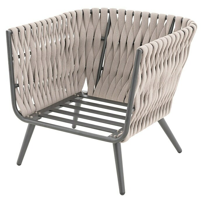 Loungemöbel-Set Riva (4 -tlg., Taupe) | BAUHAUS