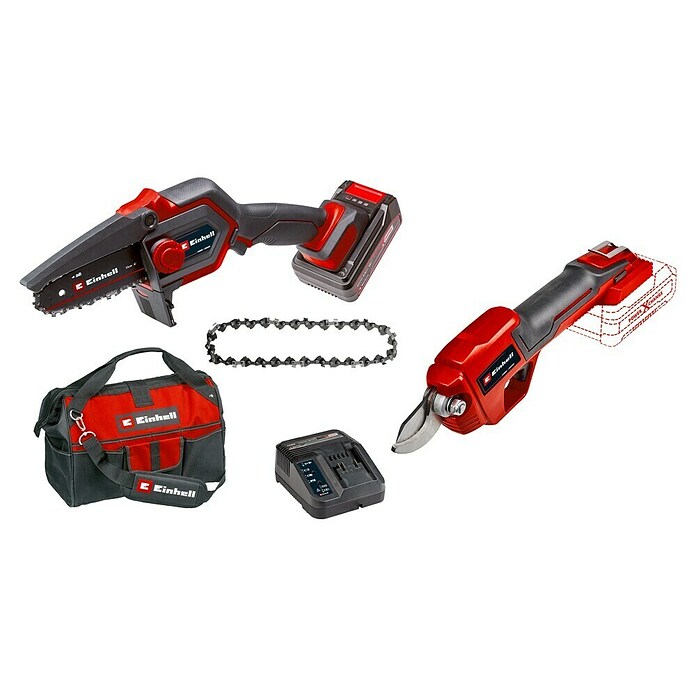 Einhell Power X-Change 18V Maschinen-Set GE-PS18/15 & GE-LS18/28 (18 V, 2,5 Ah, Li-Ionen, 1 Akku) | BAUHAUS