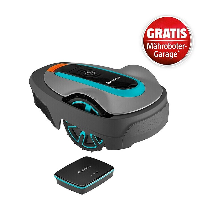Gardena Mähroboter smart SILENO city 400 m² (400 m², Schnittbreite: 16 cm, Induktionsgestützte Navigation, Begrenzungskabel) | BAUHAUS
