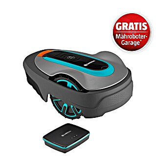 Gardena Mähroboter smart SILENO city 400 m² (400 m², Schnittbreite: 16 cm, Induktionsgestützte Navigation, Begrenzungskabel)