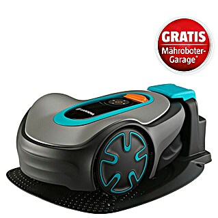 Gardena Mähroboter Sileno minimo 250 (250 m², Schnittbreite: 16 cm, Induktionsgestützte Navigation, Begrenzungskabel)