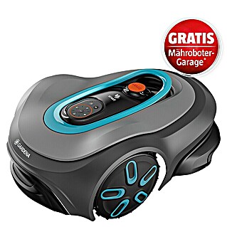 Gardena Mähroboter smart SILENO max (1.500 m², Schnittbreite: 22 cm, Induktionsgestützte Navigation, Begrenzungskabel)