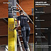 Batavia Escalera telescópica Giraffe Air (Número de peldaños: 14 ud., Altura de trabajo: 415 cm, Carga soportada: 150 kg, Aluminio) | BAUHAUS