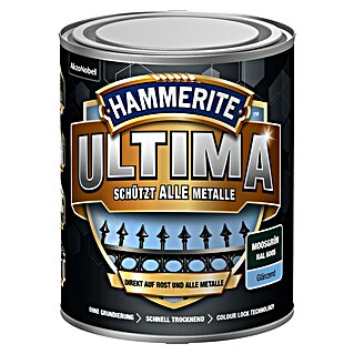 Hammerite Ultima Metall-Schutzlack (RAL 6005, Moosgrün, 750 ml, Glänzend, Wasserbasiert)