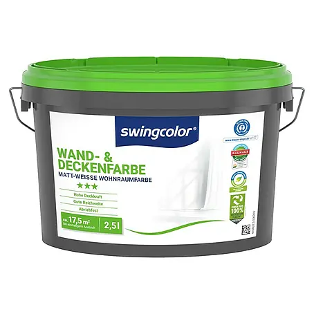 swingcolor  Wandfarbe Wand- & Deckenfarbe