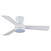 Cristal Record Ventilador de techo Benda 3 (Blanco, 101 cm, 28 W, Blanco cálido) | BAUHAUS