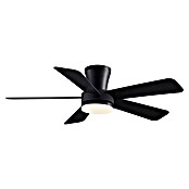 Cristal Record Ventilador de techo Benda 5 (Negro, 101 cm, 28 W, Blanco cálido) | BAUHAUS