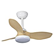 Cristal Record Ventilador de techo Stel mini S (Blanco/Biege, 80 cm, Blanco cálido) | BAUHAUS