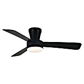 Cristal Record Ventilador de techo Benda 3 (Negro, 101 cm, 28 W, Blanco cálido, 3 aspas) | BAUHAUS