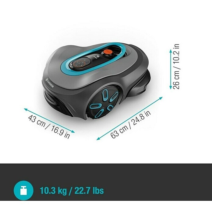 Gardena Robotska kosilica Sileno Max 1500 m2  (Maksimalna preporučena površina: 1.500 m²) | BAUHAUS