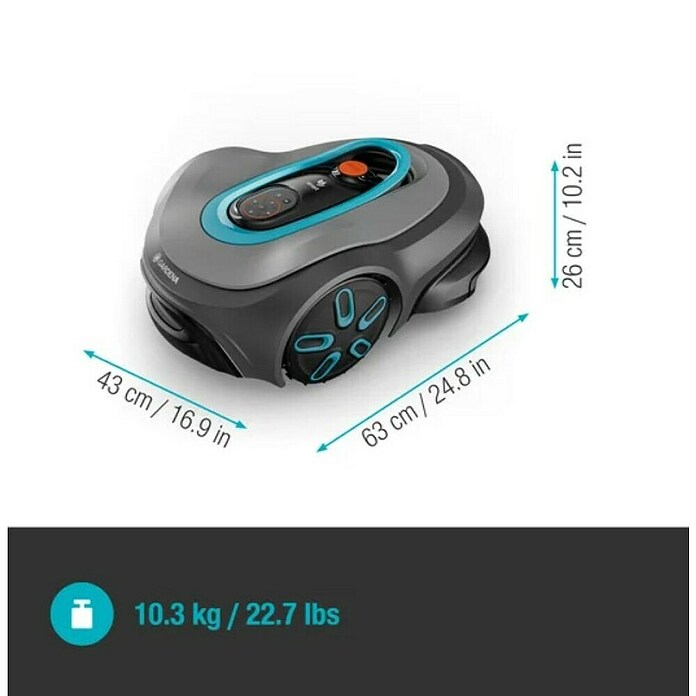 Gardena Robotska kosilica Sileno Max 1200 m2  (Maksimalna preporučena površina: 1.200 m²) | BAUHAUS