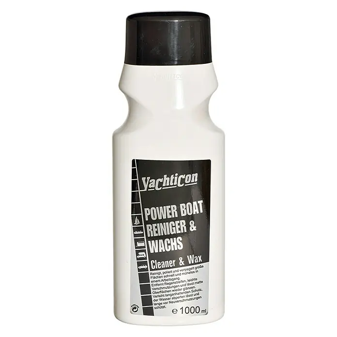 Yachticon Bootreiniger & Wachs - 1 l - Produktbild von Yachticon Power Boat Reiniger & Wachs. Reinigt, poliert und versiegelt große Flächen.