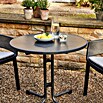 Siena Garden Urban Lights Gartenmöbel-Set Lane Sessel/Paco Tisch (3 -tlg., Polypropylen, Taupe/Anthrazit, ⌀ 80 cm) | BAUHAUS