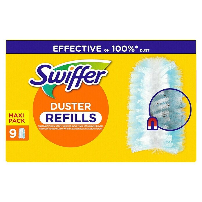 Swiffer Staubmagnet Ersatzpackung (9 Stk., Blau) | BAUHAUS