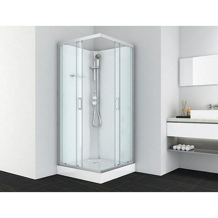Sanotechnik Kompletni tuš Denver  (Do x Š x V: 90 x 90 x 210 cm) | Kompletne tuš kabine | Tuš kabine | Tuširanje | Kopalnica in sanitarije | Izdelki | BAUHAUS