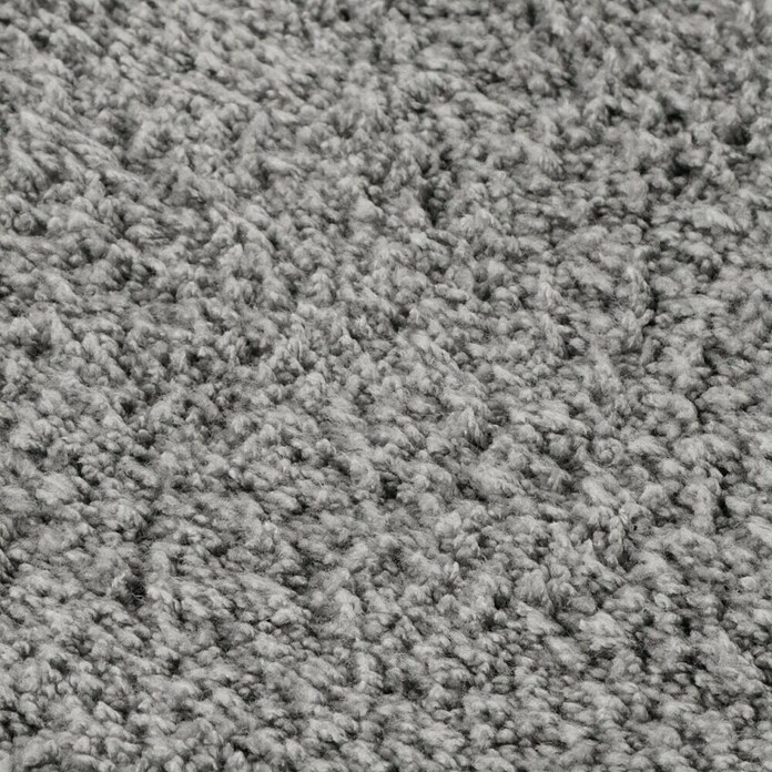 Teppichfliese Amazing (Hochflor, 100 % Polyester, Grau) | BAUHAUS