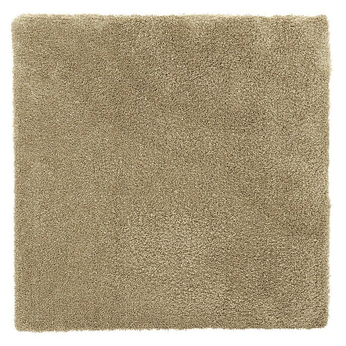 Teppichfliese Amazing (50 x 50 cm, Hochflor, 100 % Polyester, Hellbraun) | BAUHAUS