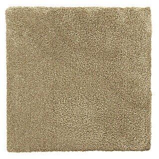 Teppichfliese Amazing (50 x 50 cm, Hochflor, 100 % Polyester, Hellbraun)