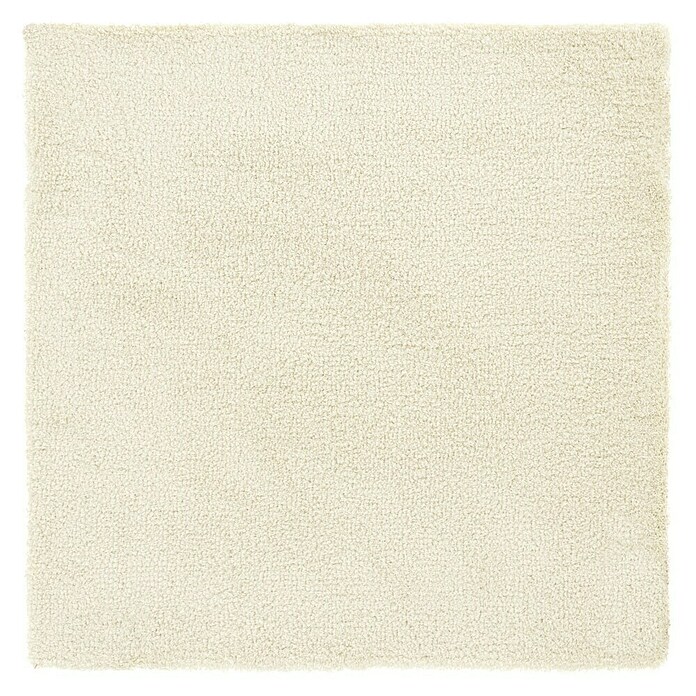 Teppichfliese Amazing (50 x 50 cm, Hochflor, 100 % Polyester, Weiß) | BAUHAUS