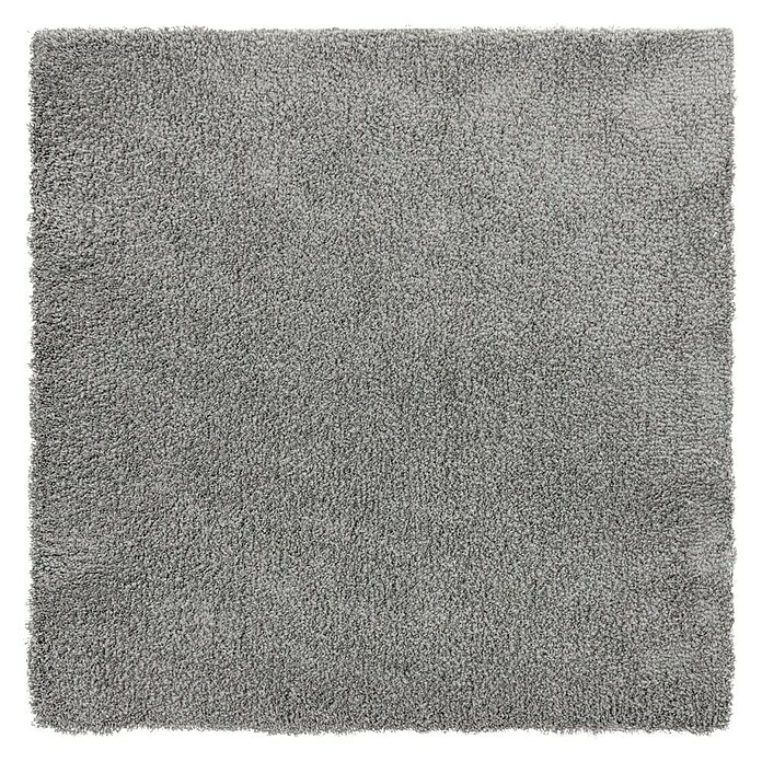 Teppichfliese Amazing (Hochflor, 100 % Polyester, Grau) | BAUHAUS