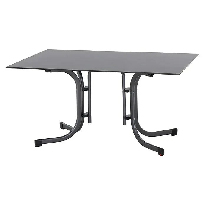 Siena Garden Urban Lights Gartenmöbel-Set Square Stuhl/LaneTisch - 5 -tlg., Polypropylen, Olive/Anthrazit - Grauer Klapptisch mit robustem Gestell, ideal für flexible Nutzung im Innen- und Außenbereich. Praktisch und platzsparend.