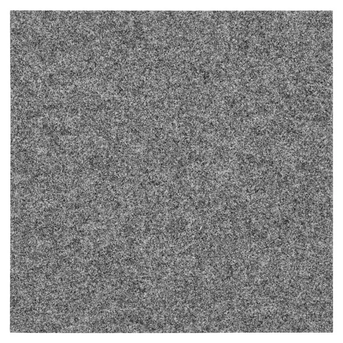 Teppichfliese Lindau - Nadelfilz, 100 % Polypropylen, Grau - Nahaufnahme eines grauen Teppichs, der eine dichte und gleichmäßige Textur zeigt, ideal für moderne Innenräume.