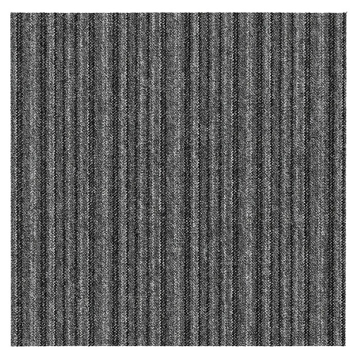 Teppichfliese Vienna (Schlinge, 100 % Polypropylen, Grau Gestreift) | BAUHAUS