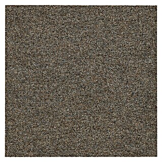 Teppichfliese Sprinter (50 x 50 cm, Nadelfilz, 80 % Polypropylen, 20 % recyceltes PET, Schokobraun)
