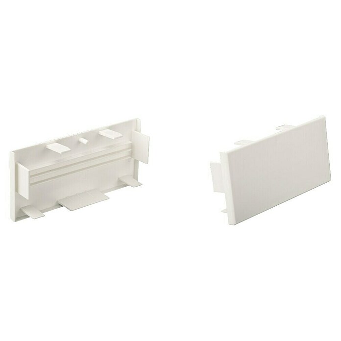 BR KANAL ENDSTÜCK 65X130 WEISS