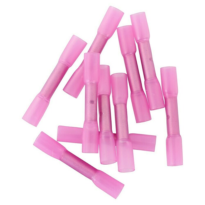 Stoßverbinder (Querschnitt: 0,25 mm² - 1,5 mm², Pink, 10 Stk.) | BAUHAUS