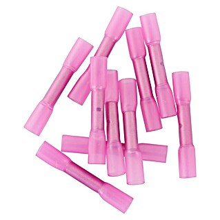 Stoßverbinder (Querschnitt: 0,25 mm² - 1,5 mm², Pink, 10 Stk.)