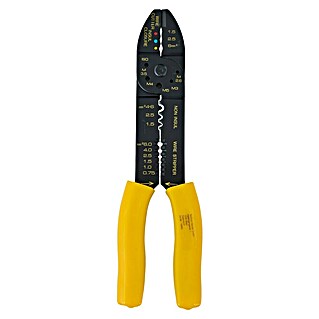 Kabelschuh-Klemmzange (Passend für: Kabel bis 6 mm², Länge: 230 mm, Gelb)
