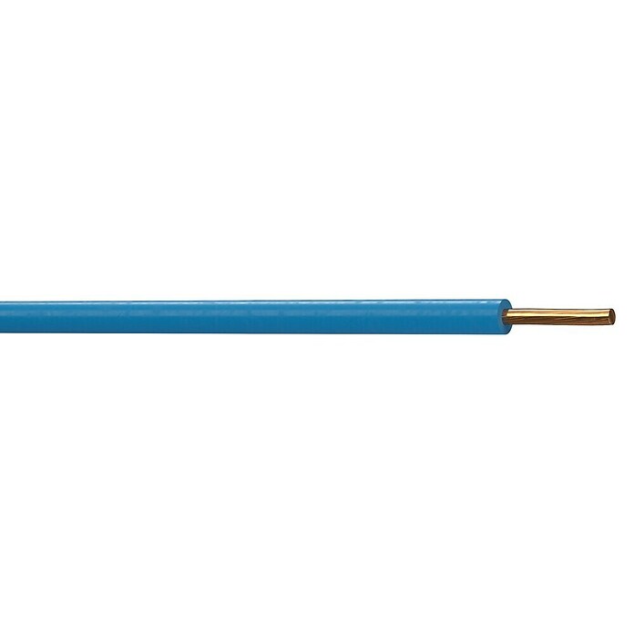Aderleitung H07V-R YE (Anzahl Adern: 1, Aderquerschnitt: 1,5 mm², Blau, Länge: 10 m) | BAUHAUS