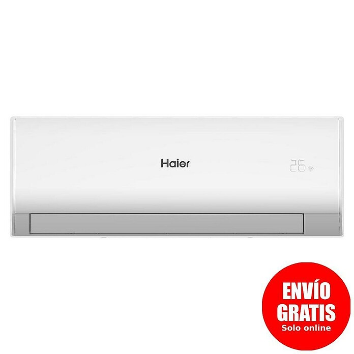 Haier Aire acondicionado Inverter Tide-R (Potencia frigorífica: 3.800 W, Rendimiento calorífico: 3.400 W, Tamaño de la estancia: 25 m²) | BAUHAUS