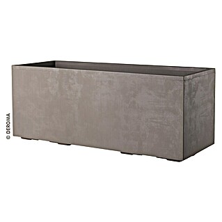 Deroma Millennium Pflanzkasten (Außenmaß (L x B x H): 79 x 39 x 39 cm, Kunststoff, Sandstone)