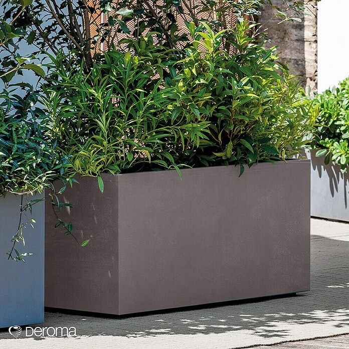 Deroma Millennium Pflanzkasten (Außenmaß (L x B x H): 79 x 39 x 39 cm, Kunststoff, Sandstone) | BAUHAUS