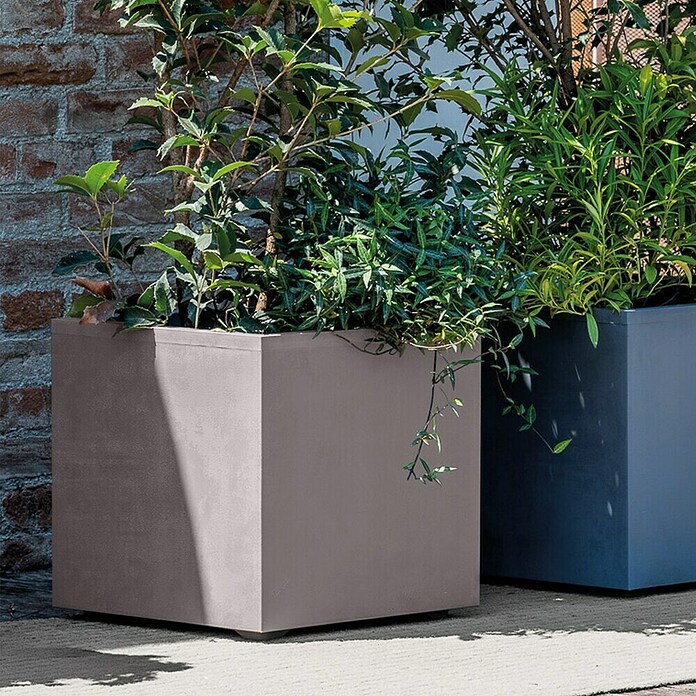 Deroma Millennium Pflanzkasten (Außenmaß (L x B x H): 39 x 39 x 39 cm, Kunststoff, Sandstone) | BAUHAUS