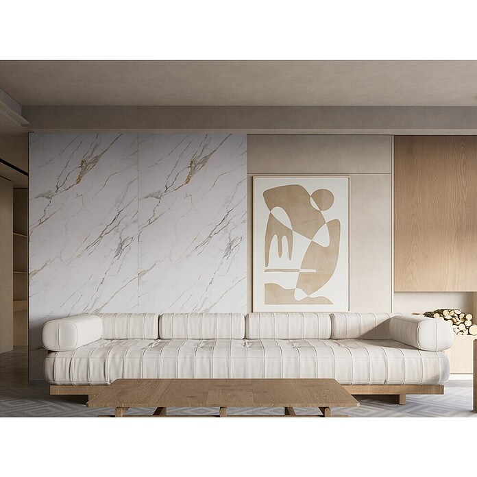 Panelna plošča Carrara Gold  (Do x V: 122 x 260 cm, PVC) | 3685 - Wasserfeste Wandelemente | EAFL - Wandverkleidungen/Riemchen | EAF - Fliesen | EA - Fliesen | E - Fliesen | BAUHAUS