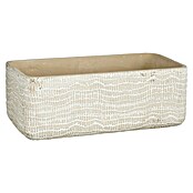 Macetero para plantas Siria (Dimensiones externas (L x An x Al): 28 x 14 x 10 cm, Hormigón, Gris claro) | BAUHAUS