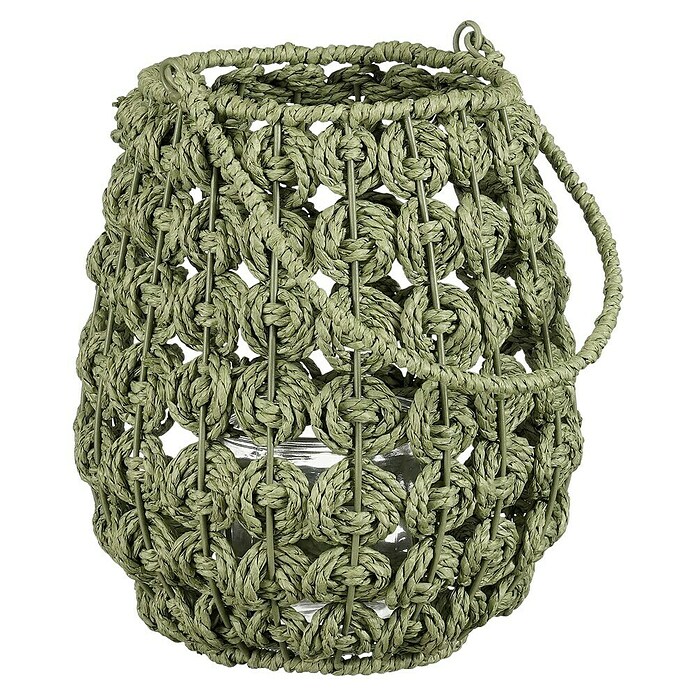 Farolillo Yodi (Ø x Al: 23,5 x 25 cm, Verde) | BAUHAUS
