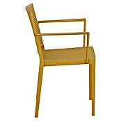 Siena Garden Urban Lights Gartenmöbel-Set Square Sessel/Paco Tisch (Sessel (L x B x H): 56 x 56 x 80 cm, Tisch (L x B x H): 70 x 70 x 71 cm, 3 -tlg., Polypropylen, Melamin, Mustard/Anthrazit) | BAUHAUS