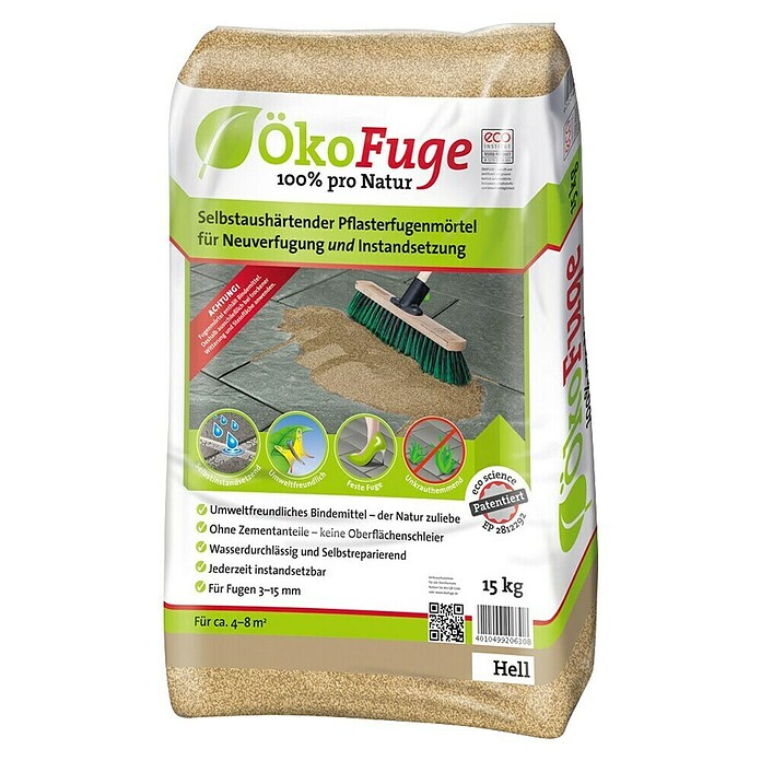 Ökofuge Masa za fugiranje za pločnik  (15 kg, Bež) | BAUHAUS